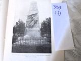 an open book with a picture of a statue on it