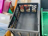 two baskets that are stacked on top of each other