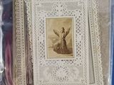 a picture of a picture of a woman in a dress on the cover of a book