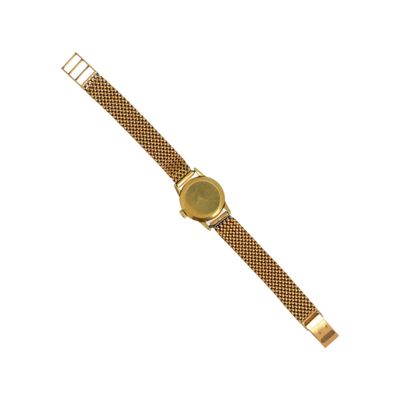 Montre bracelet en or jaune et rose 18K (750°/°°) boitier ci…