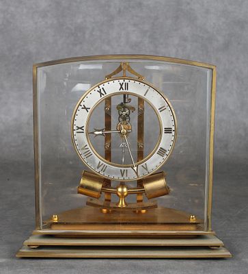 ATO Pendule de table électrique à mouvement squelette en lai… - Photo 1