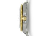 an image of a close up of a watch on a white surface