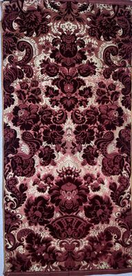 Velours ciselé, style Louis XV, fin du XIXe-début du XXe siè…