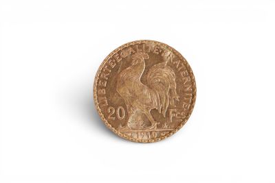 an image of a gold coin on a white background