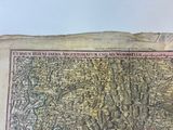 an old map of the united states is displayed on a piece of paper