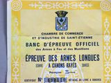 an image of a yellow and white ticket with a crown on it