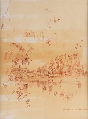 Jean COMMERE (1920-1986) Belmont sur la lombardière