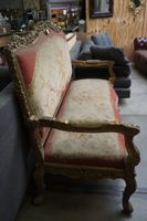 Joli ensemble de salon en trois pièces doré de style Louis X… (photo 3)