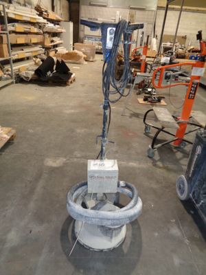 an image of a toilet in a warehouse with a lot of tools