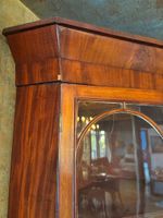 Encoignure formant vitrine en bois et bois de placage ouvran… (photo 5)