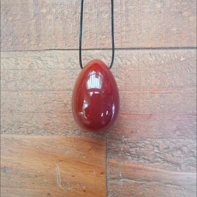 lot de 33 Oeufs de Yoni en Cornaline (Grand modèle, Avec fic…