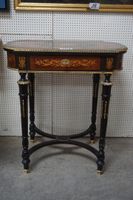 Jolie coiffeuse de style Marie-Antoinette – bois de racine e… (photo 4)