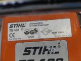 a sticker on the back of a chainsaw that says stihl
