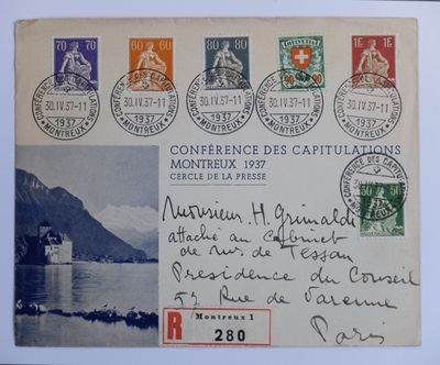TIMBRE-POSTE - SUISSE - S/L - Numéros 124, 126, 165, 166, 20…