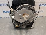 a close up of the engine of a motorcycle on a table