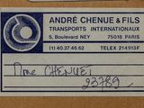 an image of a close up of a cardboard box with a sticker on it