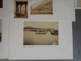 many pictures of boats on the water in this picture