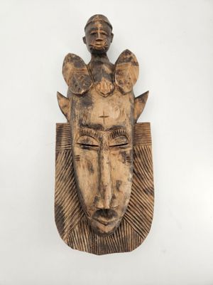 Masque décoratif H : 44cm - Photo 1