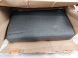 a box that has a mattress inside of it