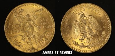 a close up of two gold coins with a woman on one side and an eagle on the other