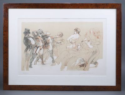 Claude WEISBUCH (1927-2014) Illustration pour Faust