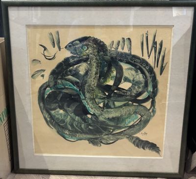Gabrielle BOUFFAY (n. 1930) Serpent