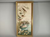 une photo d'un tableau accroché au mur