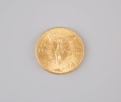 an image of a gold coin sitting on top of a white surface