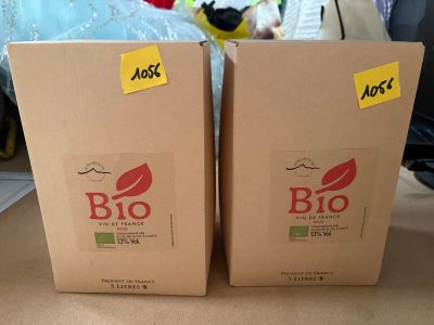 2 bib de 5L rosé bio - vin de france - matériel à l'étude - récupérati - Photo 1