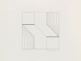 an image of a black and white drawing of a square with lines
