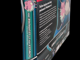 a box of pokemon trading cards on a black background