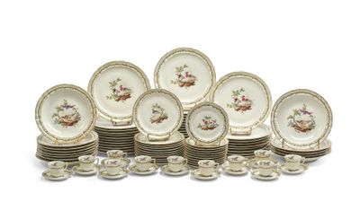 *BERNARDAUD À LIMOGES Partie de service, modèle "Chevreuse".…