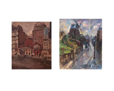 Georges Guido FILIBERTI (1881-1970) Le Mouline Rouge, 1934 H…