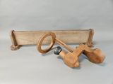 a wooden object that is sitting on a table