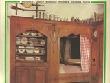 un livre dans lequel figure une photo d'une cuisine