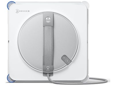 an image of a close up of a white device with a cord