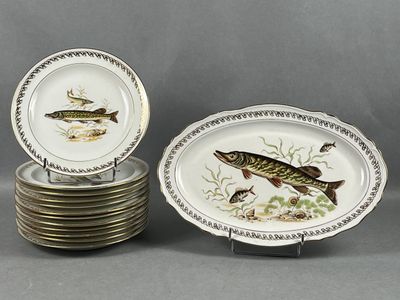 PATES ET EMAUX DE LIMOGES, décoration LA GAZELLE, à MEHUN-SU…
