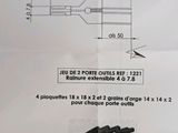 a drawing of a piece of paper with a drawing of a pipe