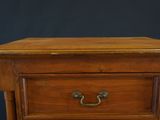 an image of a wooden table with a drawer on top of it