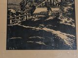 an image of a picture of a landscape in a gold frame