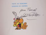 une photo d'un livre sur lequel figure l'image d'un personnage de dessin animé