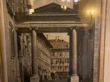 une photo d'une photo d'un bâtiment dans un cadre photo