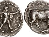 gros plan d'une pièce de monnaie sur laquelle figure un cheval