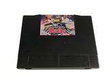 a video game on the table with a sticker on top of it