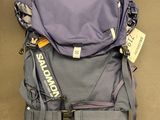 a backpack that is sitting on the ground
