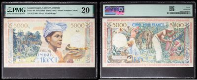 three different bank notes with a picture of a woman and a man