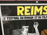 a picture of a poster on the window of a restaurant