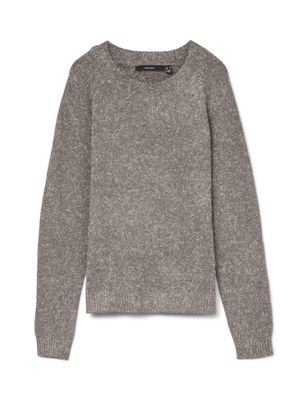VERO MODA - Blouse en maille chinée - Taille XL - Col rond -…