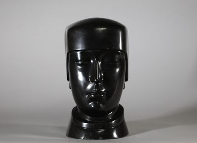 Leon Indenbaum (1890-1981) . Portrait de Foujita II. Sculptu… - Photo 1