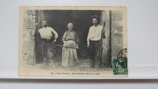Types Creusois : Nous écoudans naoutre bila negro (HM 294). TBE. ...